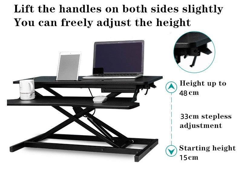 Laptop PC Monitor Computer Workstation Desk Table Converter Height Adjustable