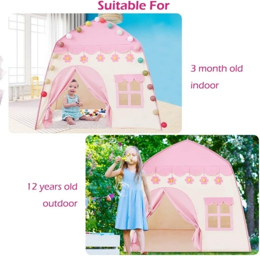 Princess Castle Play Tent Kid Play Tent Large Kids Play House
