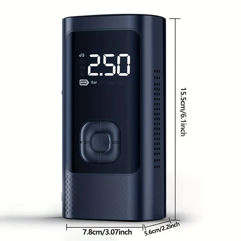 Air Pump Tire Car Electric Inflator Bike Pump Mini Wireless Portable Pump