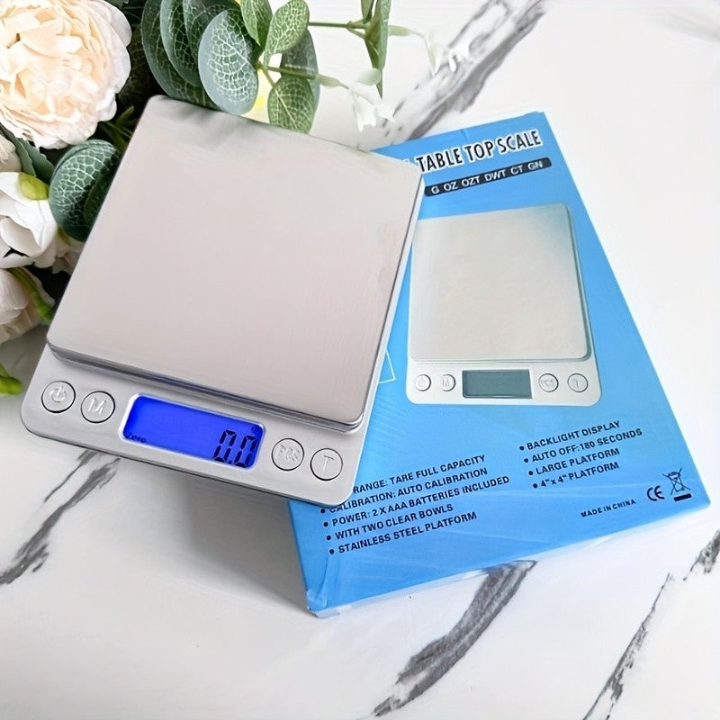 Small Kitchen Scale, 500g/ 0.01g Weight Scale