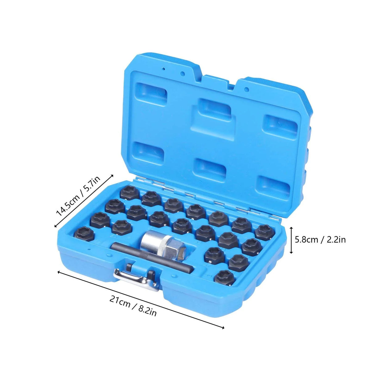 22Piece Wheel Lock Nut Wrench Set Compatible with Volkswagen
