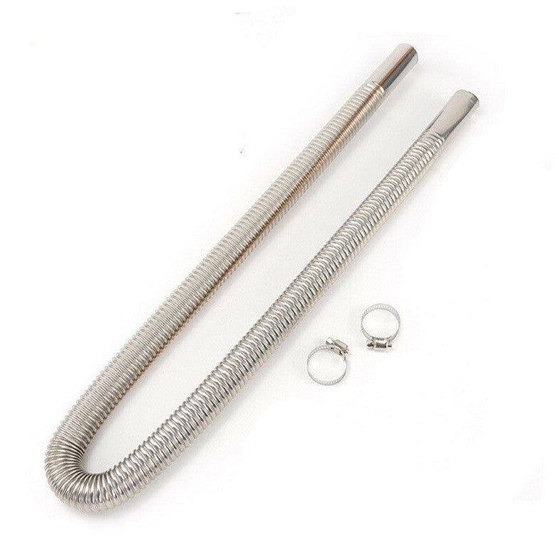 100cm Air Diesel Heater Exhaust Pipe Stainless Tube Gas For Car Truck Parking