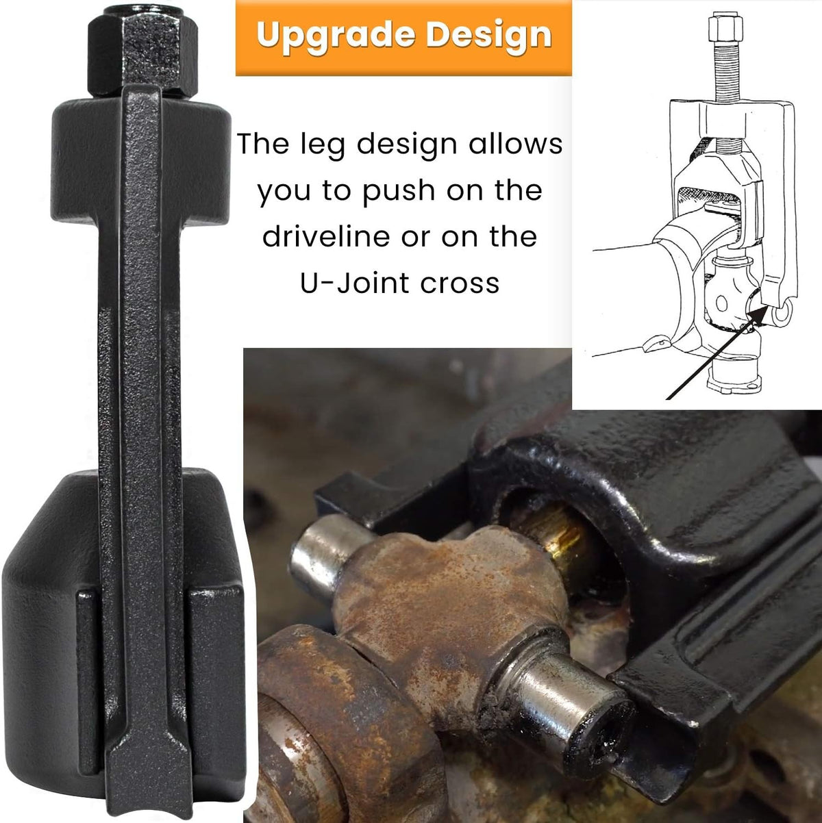 Class 6-8 U Joint Puller Universal Joint Puller for 1.5" to 2.2" Bearing Cups