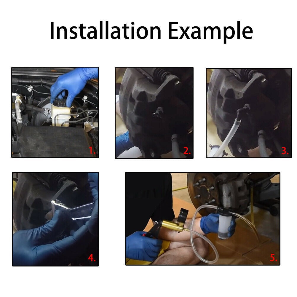 Brake Vacuum Motorbike Pump Hand Bleeding Bleeder Tester