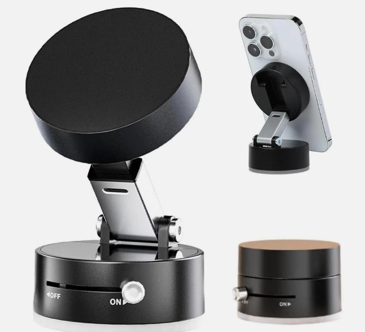 Vacuum Magnetic Suction Cup Car Phone Holder Stand Car Mount Foldable Holder AU