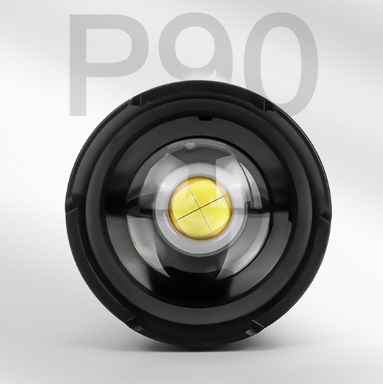 XHP90 3000LM Tactical 3 Mode Zoom Flashlight LED Hunting Torch