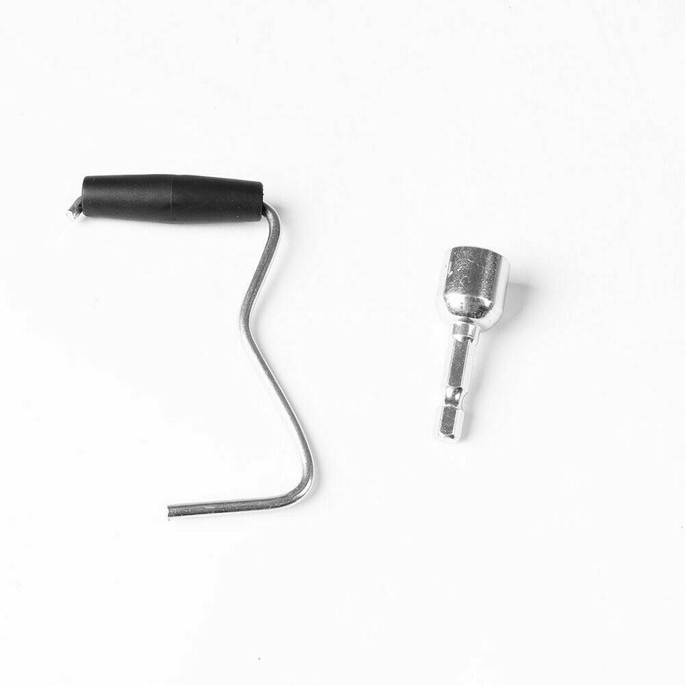 20x Camping Tent Pegs Heavy Duty Screw Steel In Ground Camping Outdoor Stakes