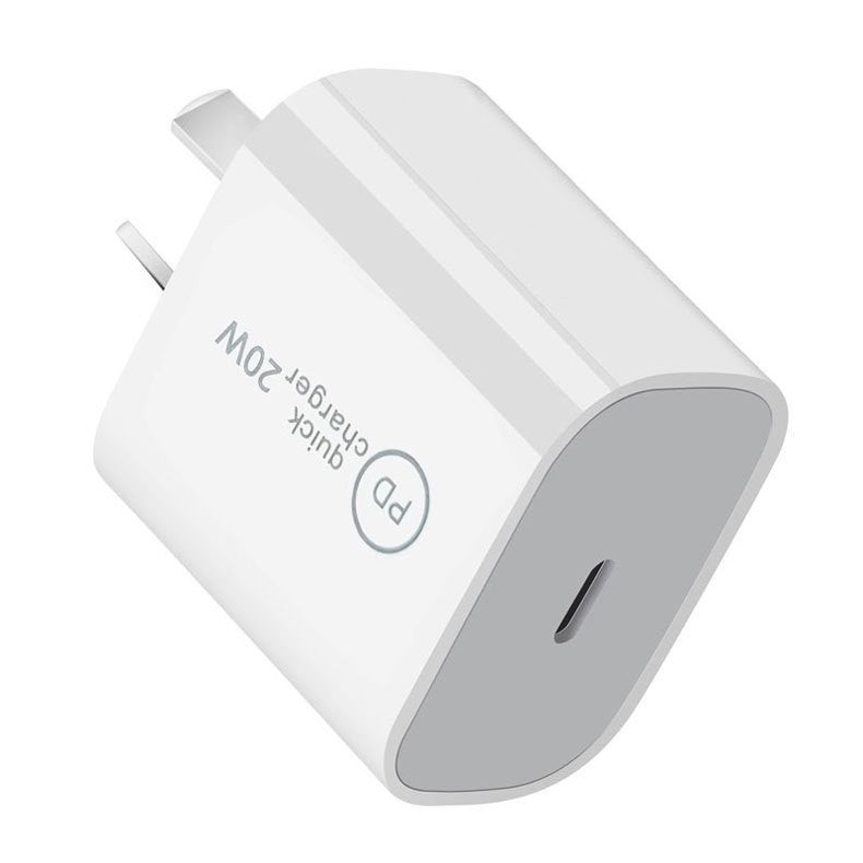 20W USB-C PD Fast Wall Charger AU Plug Power Adapter for iPhone Samsung