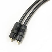 3M Ultra Premium Optical Fibre Digital Audio Cable Lead Cord Toslink Black SPDIF