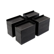 4x Heavy Duty Heavy Duty Furniture Risers Bed Risers 11cm