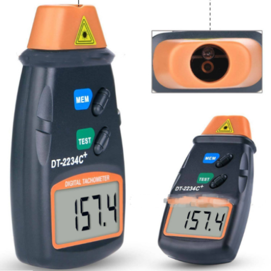 LCD Laser Photo Tachometer RPM Tester Speed Meter