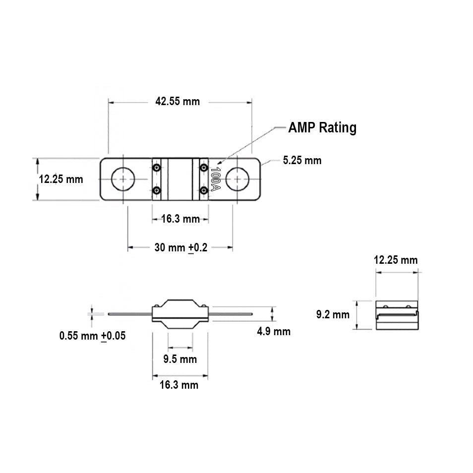 40A MIDI FUSE KIT 4 ANS Holder 7 x 40 AMP Fuses to suit Redarc BCDC Dual Battery