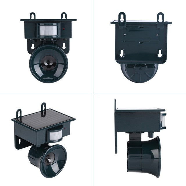 Solar Ultrasonic Bird Repeller Pest Animal Motion Sensor