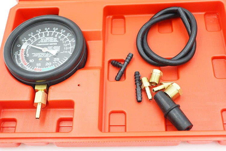 Fuel Pump Vacuum Gauge Pressure Tester Carburetor Valve Pressure Test Kit