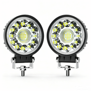 4 Inch LED Light Pods Spot Work Lights Round Off Road Driving Light Bar 2Pcs