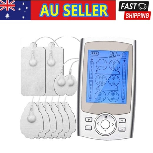 TENS Machine with 24 Massage Modes & 10 Pads