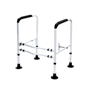 Toilet Safety Frame & Rail, Adjustable Bathroom Support Stand Non-Slip Handrails