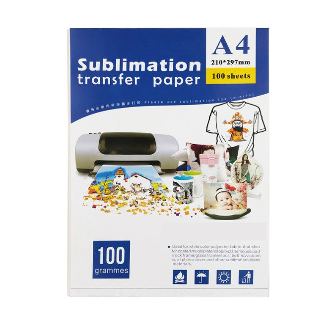 A4 Size 100Sheets Heat Sublimation Transfer Paper