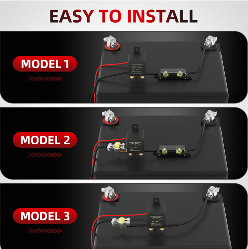 12V DC 200A Remote Battery Disconnect Switch Isolator Wireless for Car Truck RV