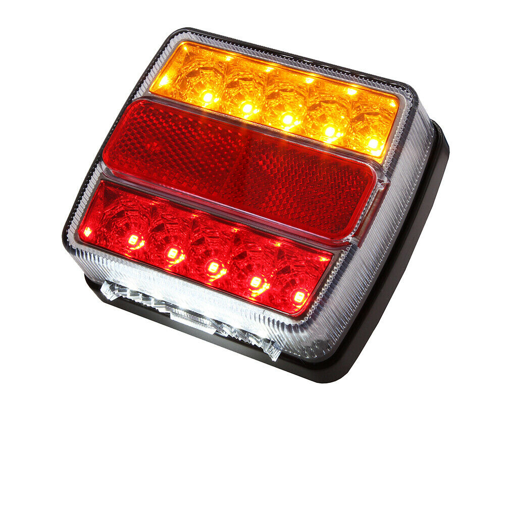LED Tail Lights Stop Reverse Indicator Trailer Caravan Truck Boat 12V