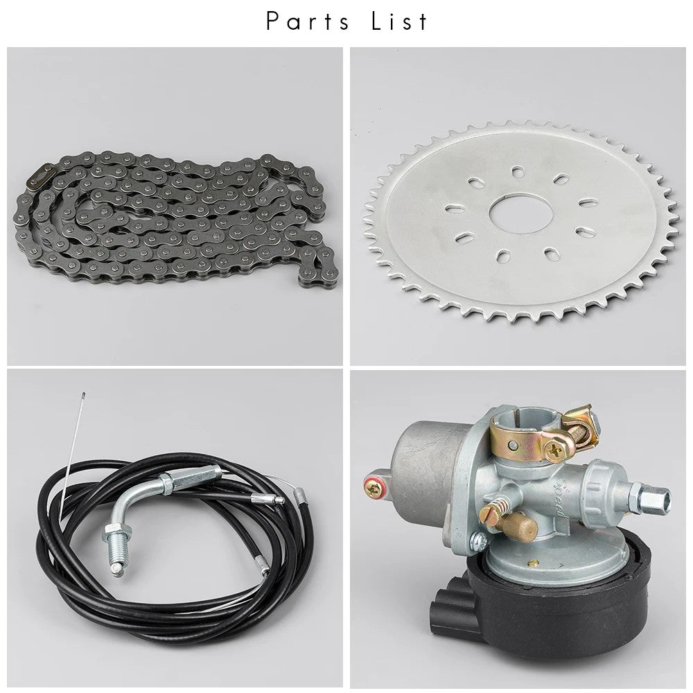 80cc Motorized Bicycle Engine Kit Petrol Set for Bike Upgrade