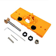 Concealed 35mm Cup Style Hinge Jig Boring Hole Drill Guide with Drill Bit Wood