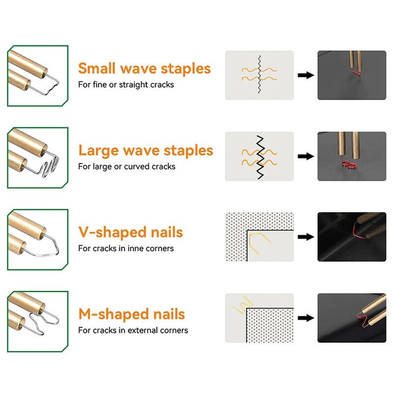 Cordless Plastic Welder Garage Tool Hot Stapler Bumper Fit Makita 18V Battery