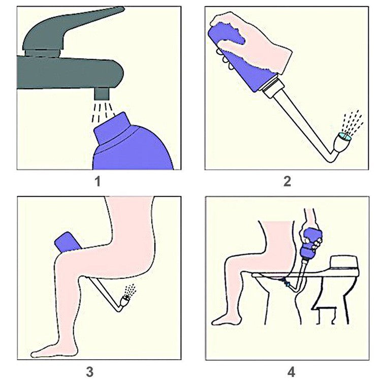 Portable Bidet Sprayer Bottle 450ML