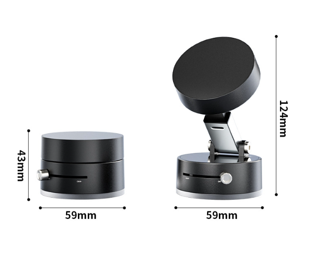 Vacuum Magnetic Suction Cup Car Phone Holder Stand Car Mount Foldable Holder AU