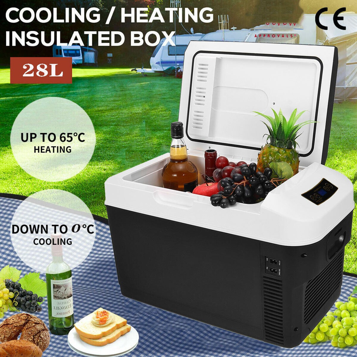 28L Car Refrigerator Portable Fridge