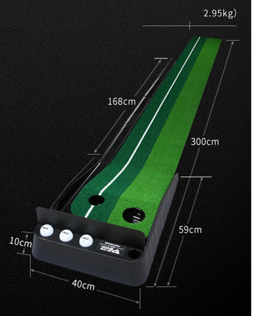 3M Golf Practice Putting Mat Green Blanket Mat Training Aid Golfing