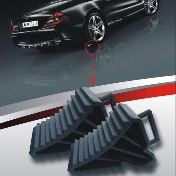 2PCS Heavy Duty Wheel Chock Tough Chocks Stops Car Trailer Boat Caravan