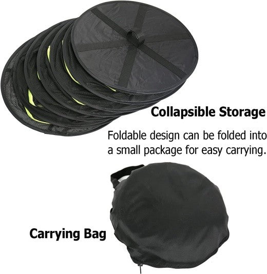 8 Layers Herb Drying Net Folding Fishing Net Hanging Basket Dry Rack Bag Home