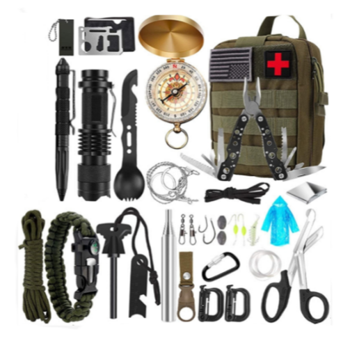 Tactical Emergency Survival Kit Camping SOS Tool