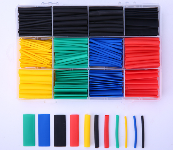 530pcs Heat Shrink Tubing Insulation Shrinkable Tube Assortment Cable Sleeve