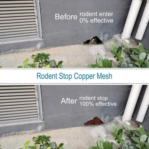 10m Fine Wire Mesh Roll Pure Copper Mesh Rodent Pest Control