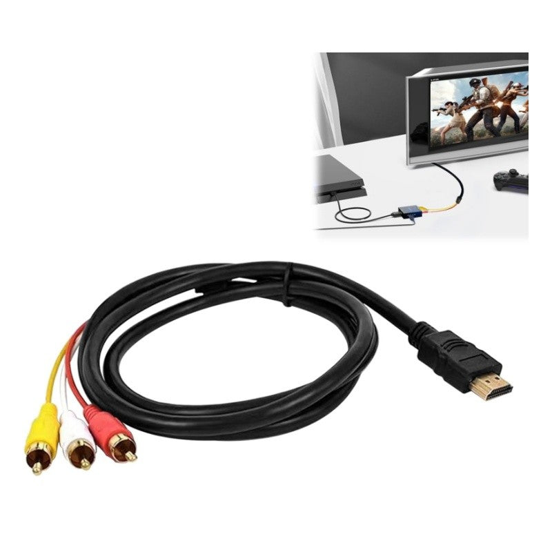 HDMI to 3 RCA Video Audio Converter Cable