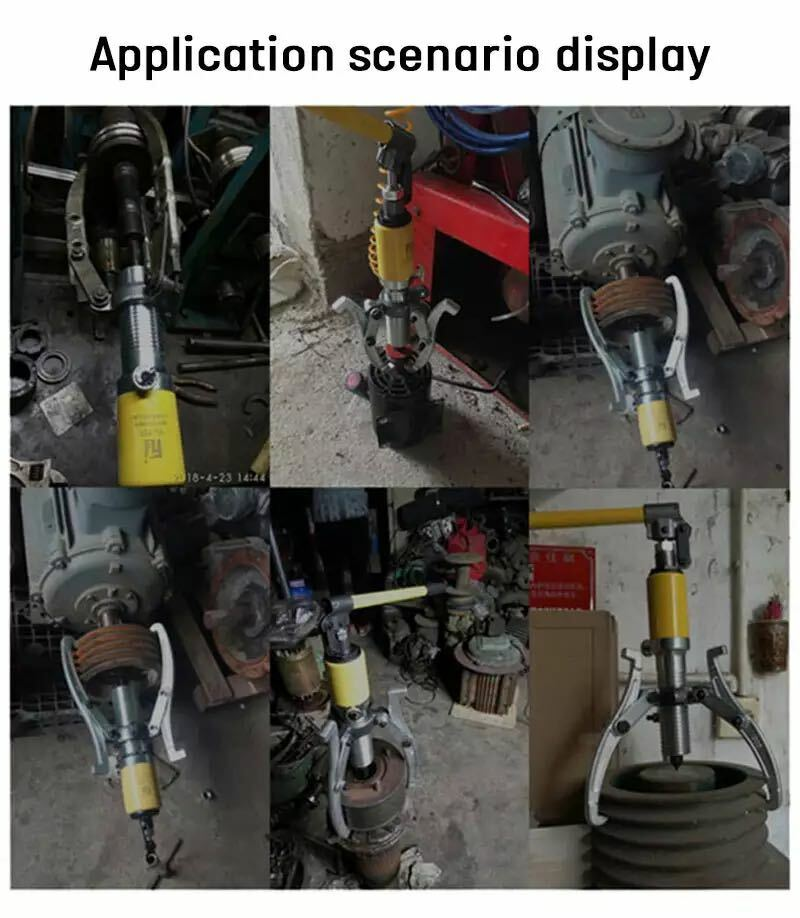 5T Hydraulic Bearing Gear Puller Wheel Hub Puller Separator Garage Tool 3 Jaws