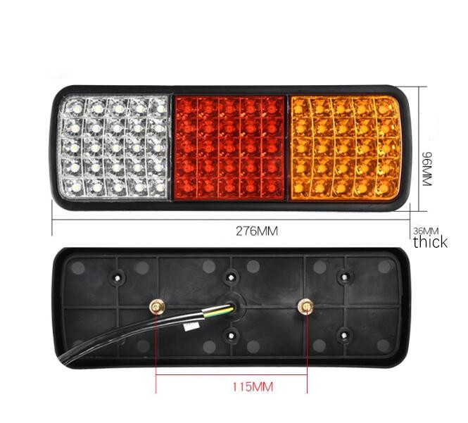 2x LED Tail Lights Stop Indicator Reverse 12V Ute Trailer Caravan Truck Boat