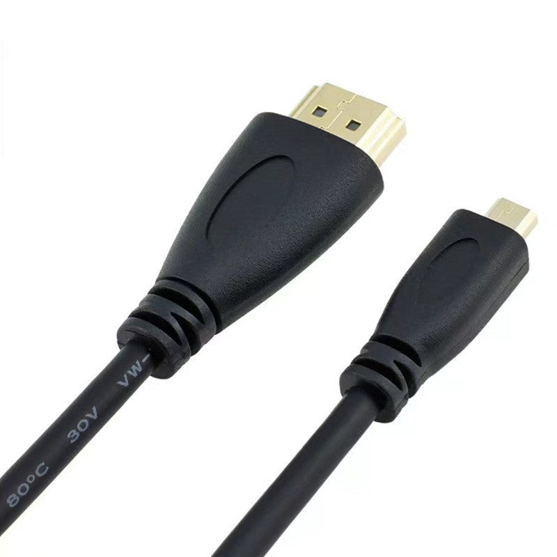 Micro HDMI to HDMI Male Cable 1.4V Gold Plated HD 1080P Digital HDTV Lead 1M