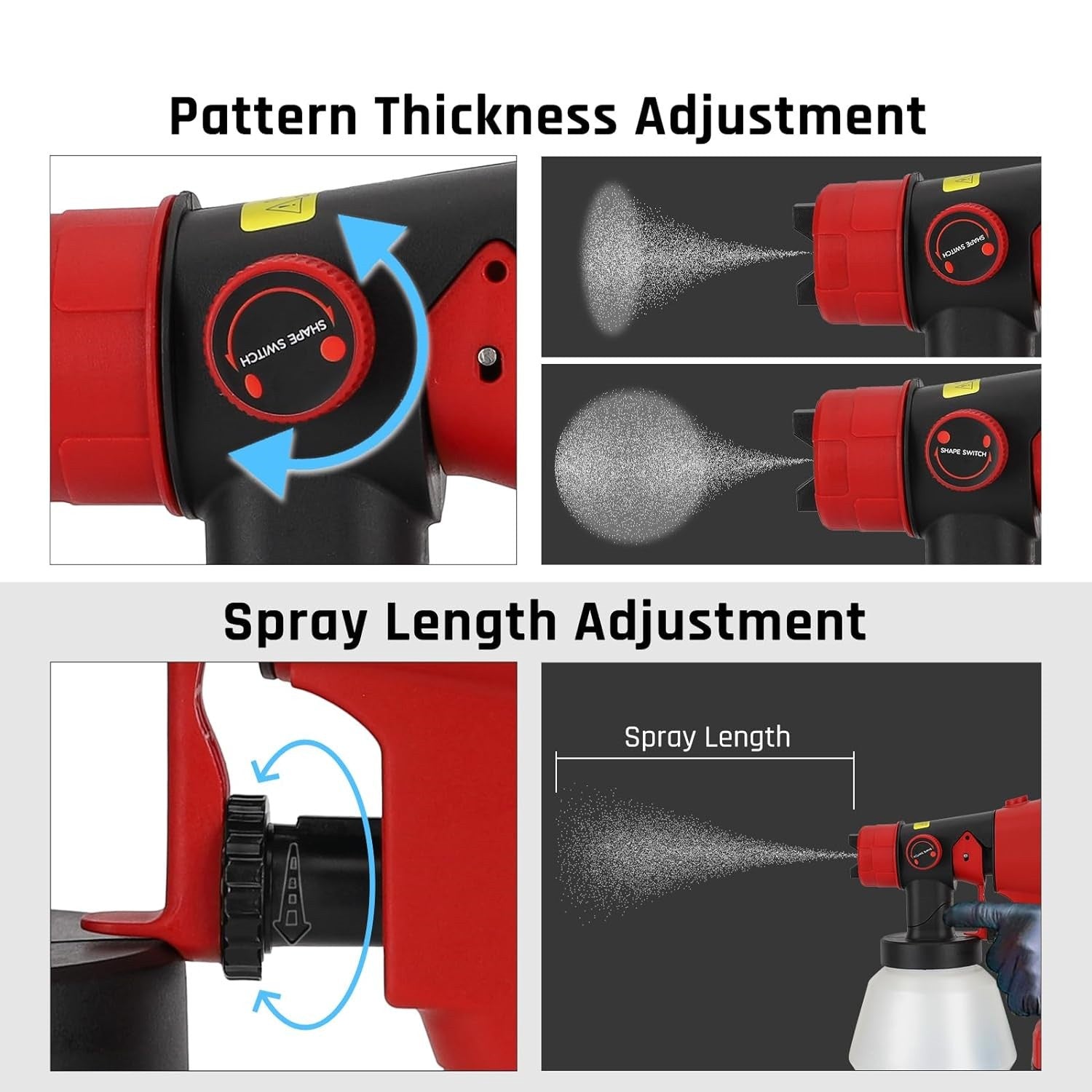Paint Sprayer Fits Milwaukee 18V Battery Spray Gun Brushless Motor
