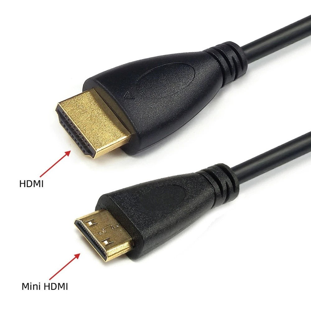 Mini HDMI to HDMI Audio Video Cable 4K 1M