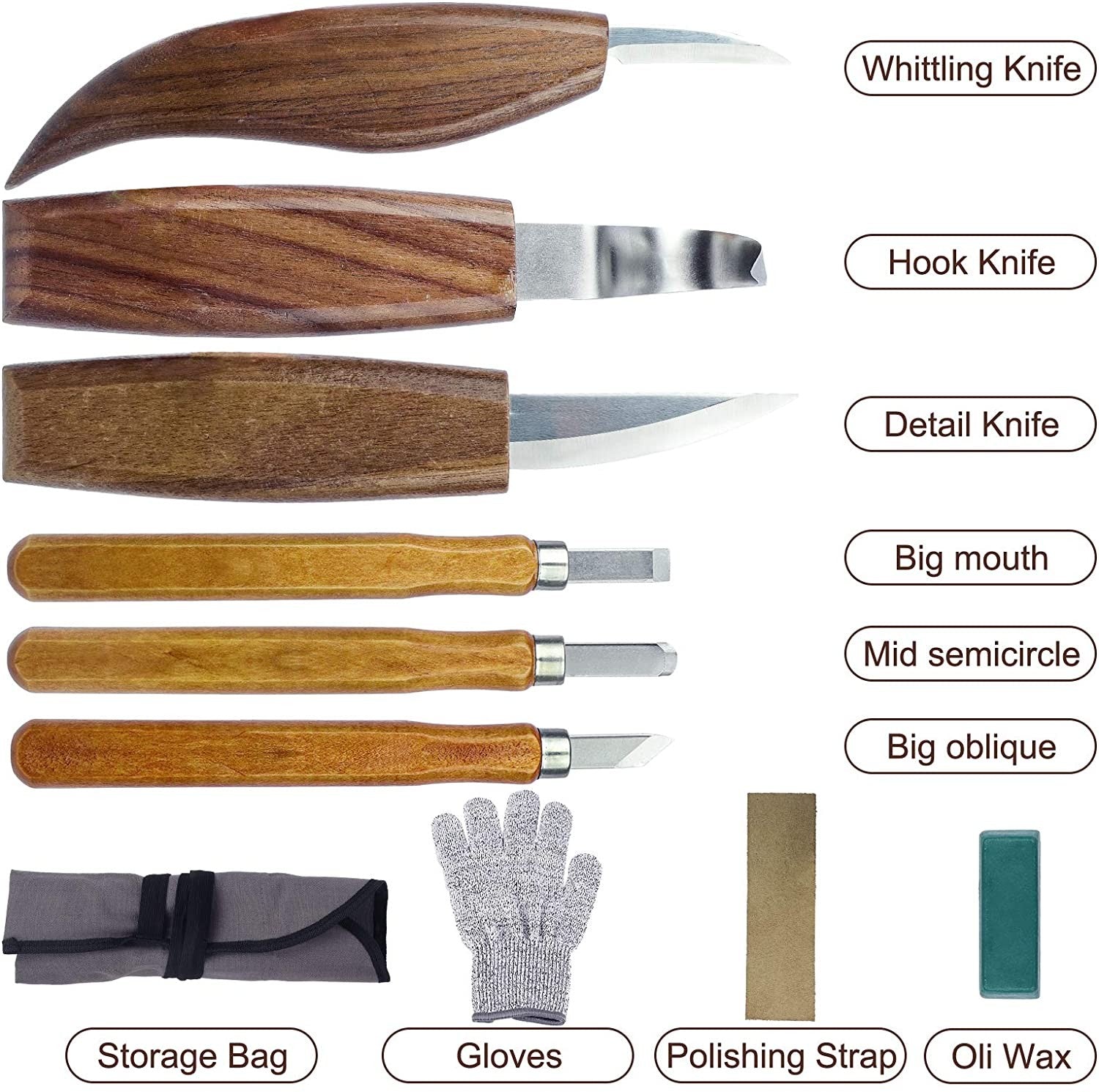 Wood Carving Tools Set
