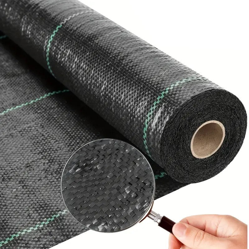 2Mx50M Weedmat Weed Control Mat Woven Gardening Plant Landscape Roll
