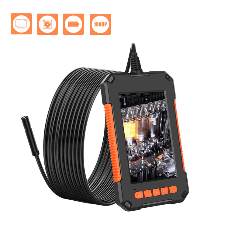 Industrial Endoscope Camera 1080P HD 4.3" LCD Screen Borescope Inspection Camera