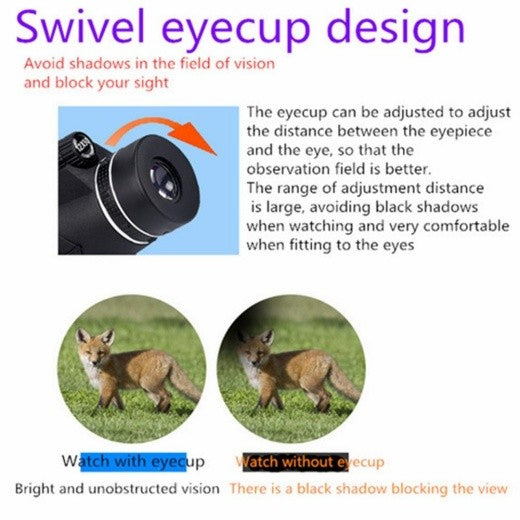 Night Vision Monocular Telescope 50X Outdoor for Hunting