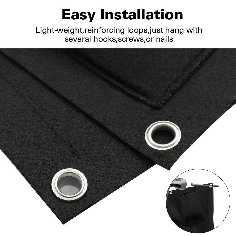 36 Pocket Planting Bag Garden Wall Hanging Planter Outdoor Vertical for Herb Pot
