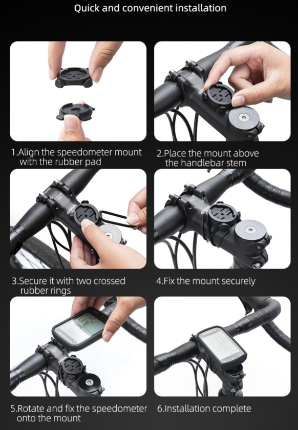 ROCKBROS Cycling Bicycle Bike GPS Computer ANT+ Wireless Speedometer Cadence