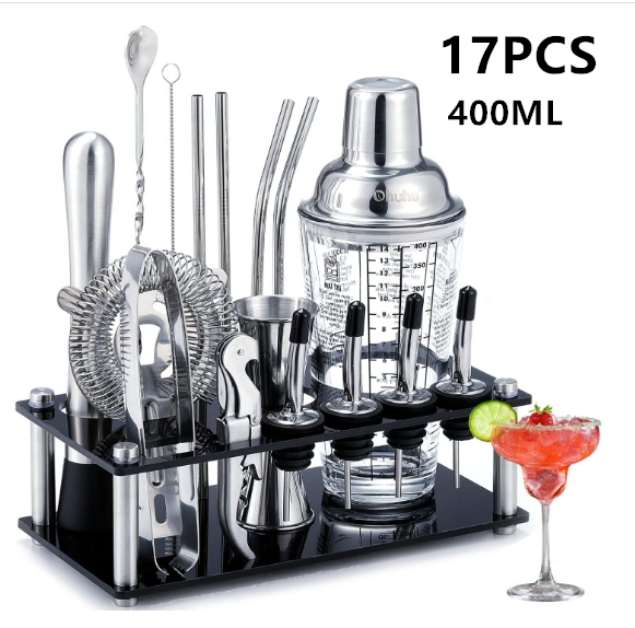 17 PCS Cocktail Shaker Set