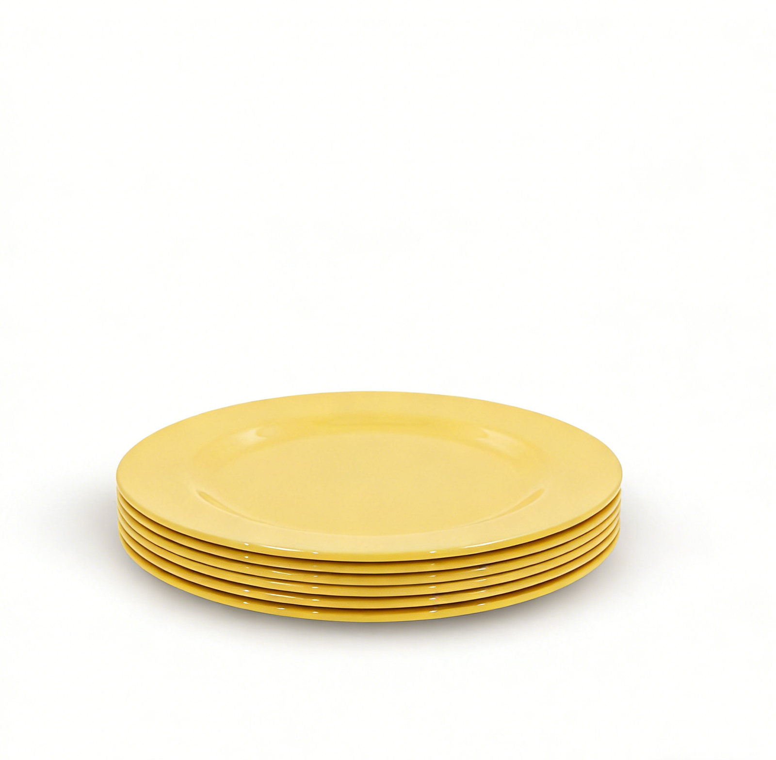 Henni & Friends 20CM Melamine Plates (Set of 6 Yellow) BPA-free